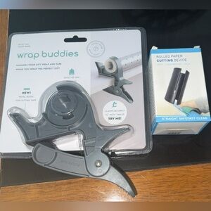 Wrapping Paper Dispenser and Cutting Device